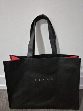 New Tesla Diner Exclusive Black Red Tote Bag Elon Musk